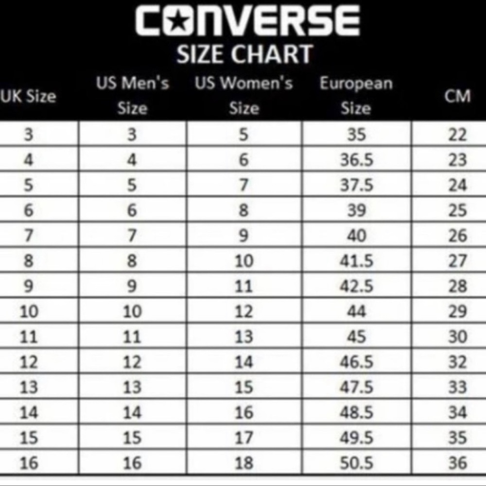 Unisex Chuck Taylor Converse sneakers high t… - Picture 11 of 11